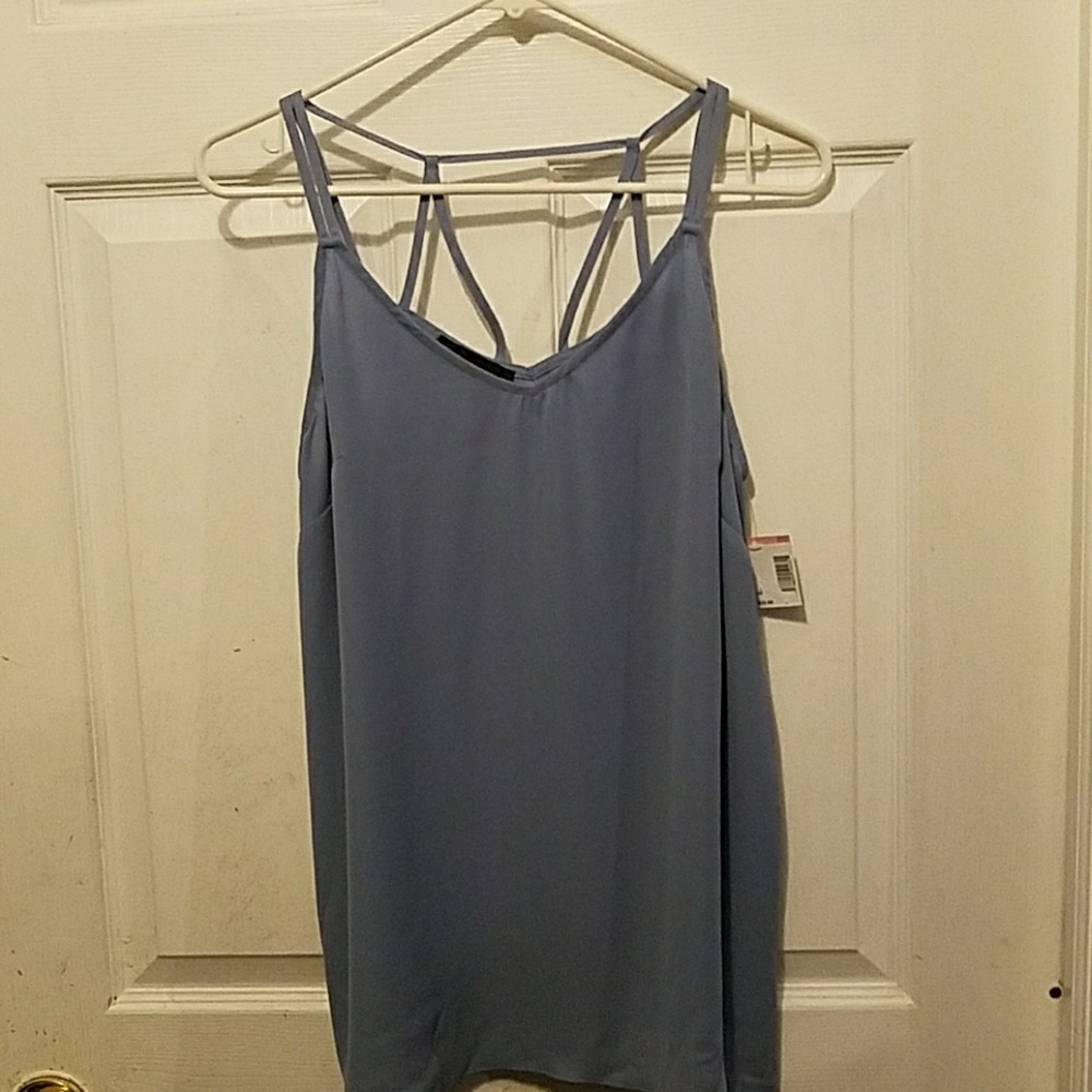 Soft blue tank top